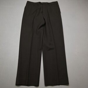 Linea Naturale 32x30 Tan Brown 100% Wool Italy Made Classic Dress Mens Pants